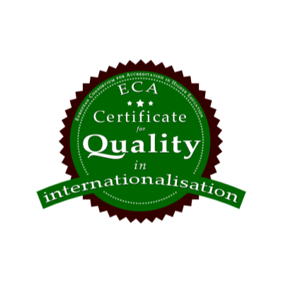Certificate for Quality in Internationalisation - ECA Certificate for Quality in Internationalisation - ECA